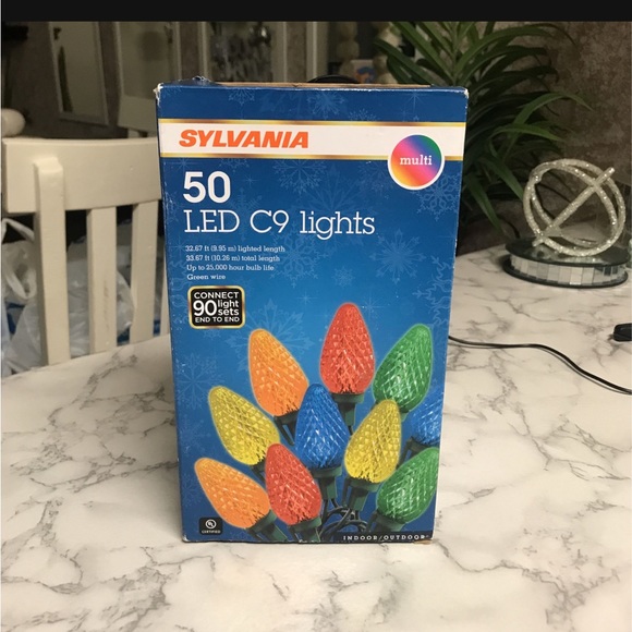 50 LED C9 Lights - Picture 1 of 4